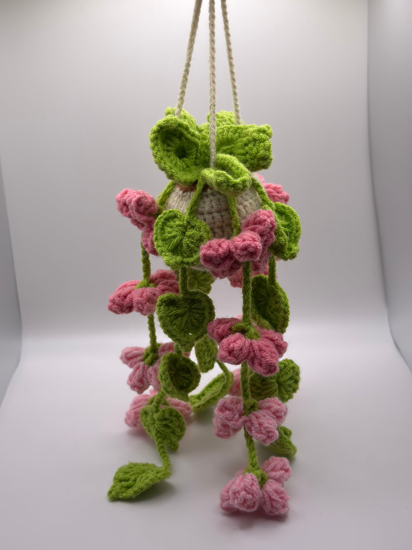 Pink Hanging Flower Pot