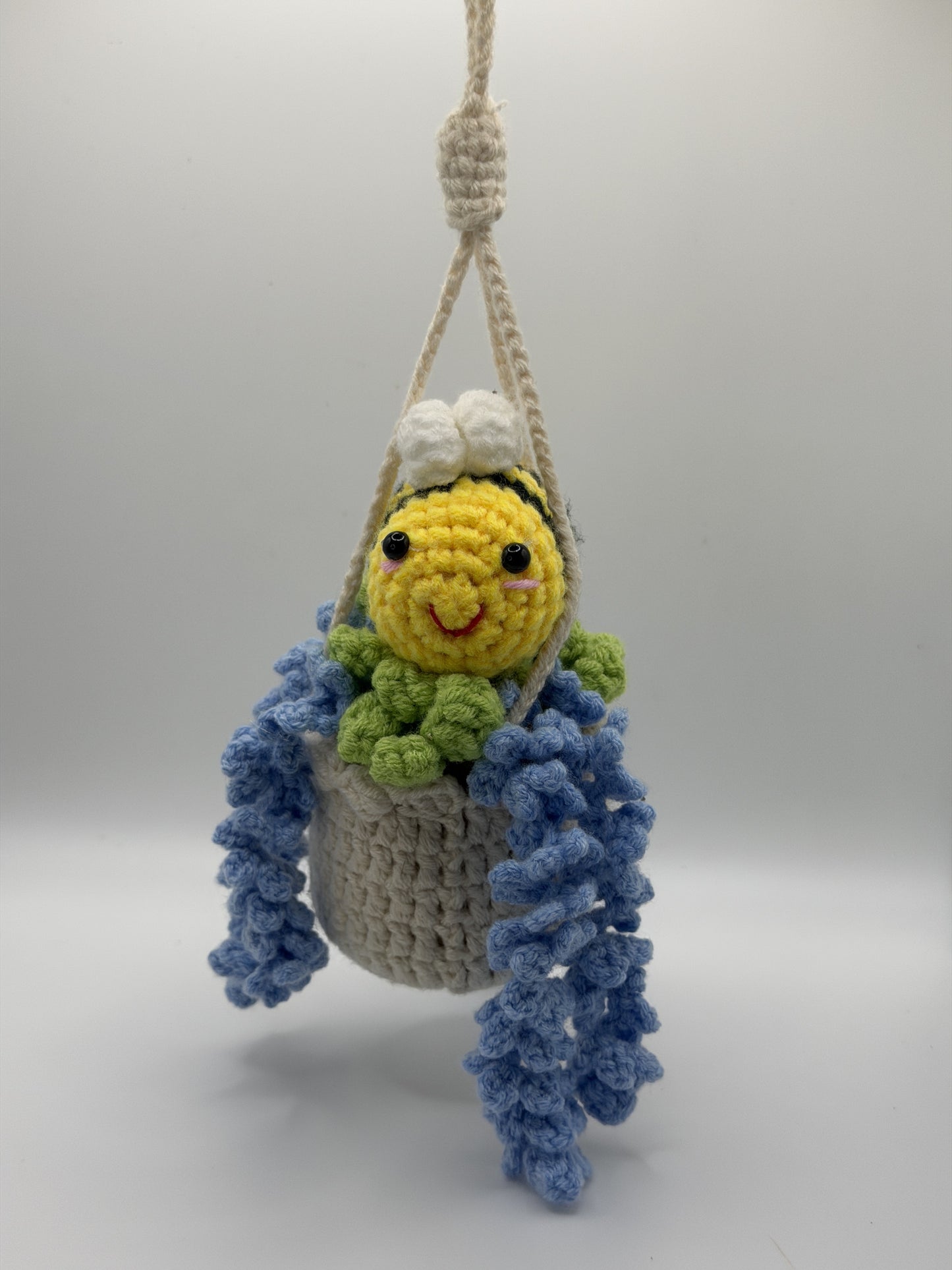 Flower Pot with the Bee