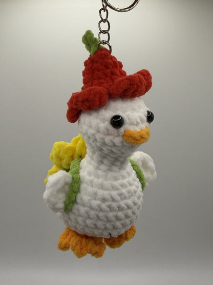 Duck with Flower Backpack