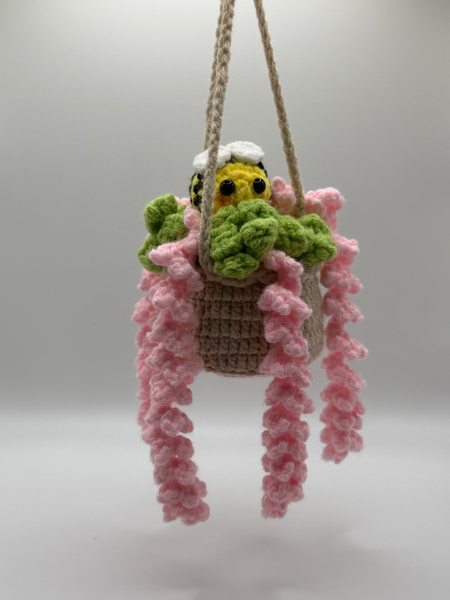 Flower Pot with the Bee