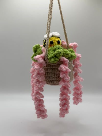 Flower Pot with the Bee