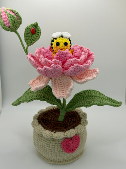 Flower with Bee