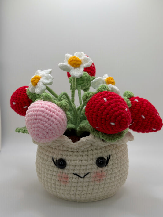 Smiling Strawberry Planter