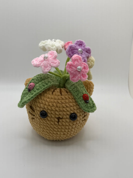 Cat Flower Planter