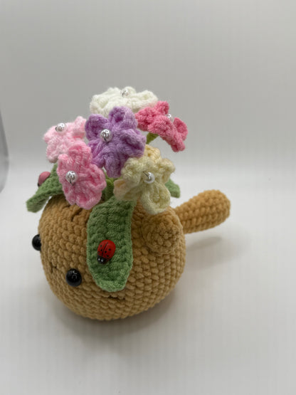 Cat Flower Planter
