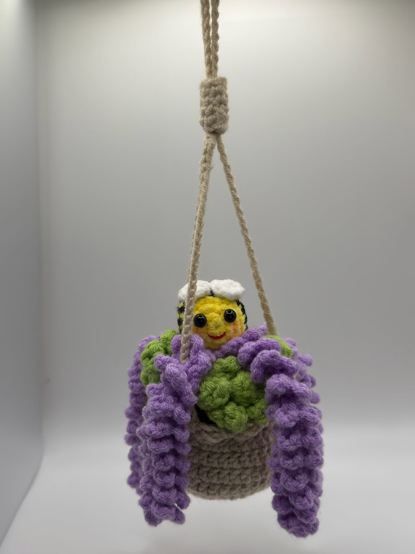 Flower Pot with the Bee